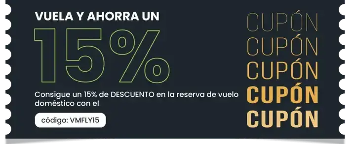 Vuela y ahorra un 15% banner1
